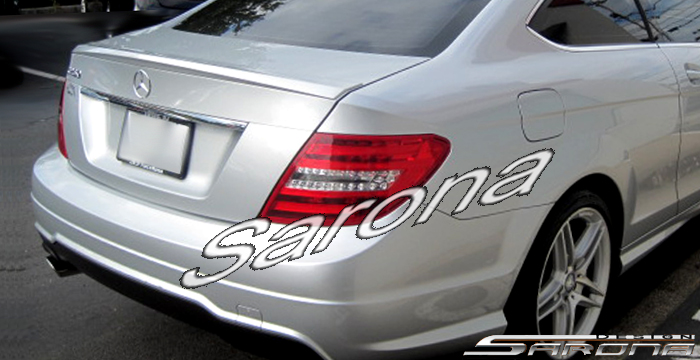 Custom Mercedes C Class  Coupe Trunk Wing (2008 - 2014) - $299.00 (Part #MB-108-TW)